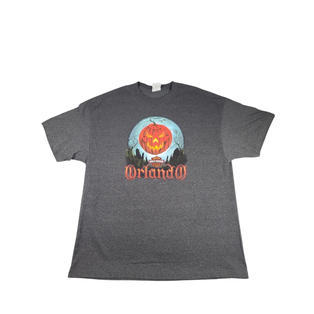 Harley Davidson Halloween Headless Biker Orlando shirt size 2XL biker Festive